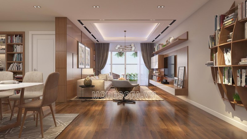 Ghế sofa góc đẹp cho phòng khách rộng